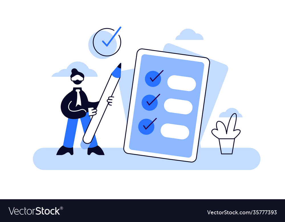 Task done flat tiny check vector image Task done flat tiny check