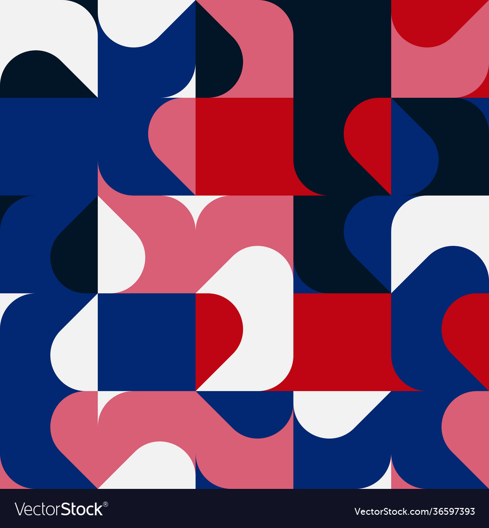 Warm colored circular pattern design vector image Warm colored circular pattern design