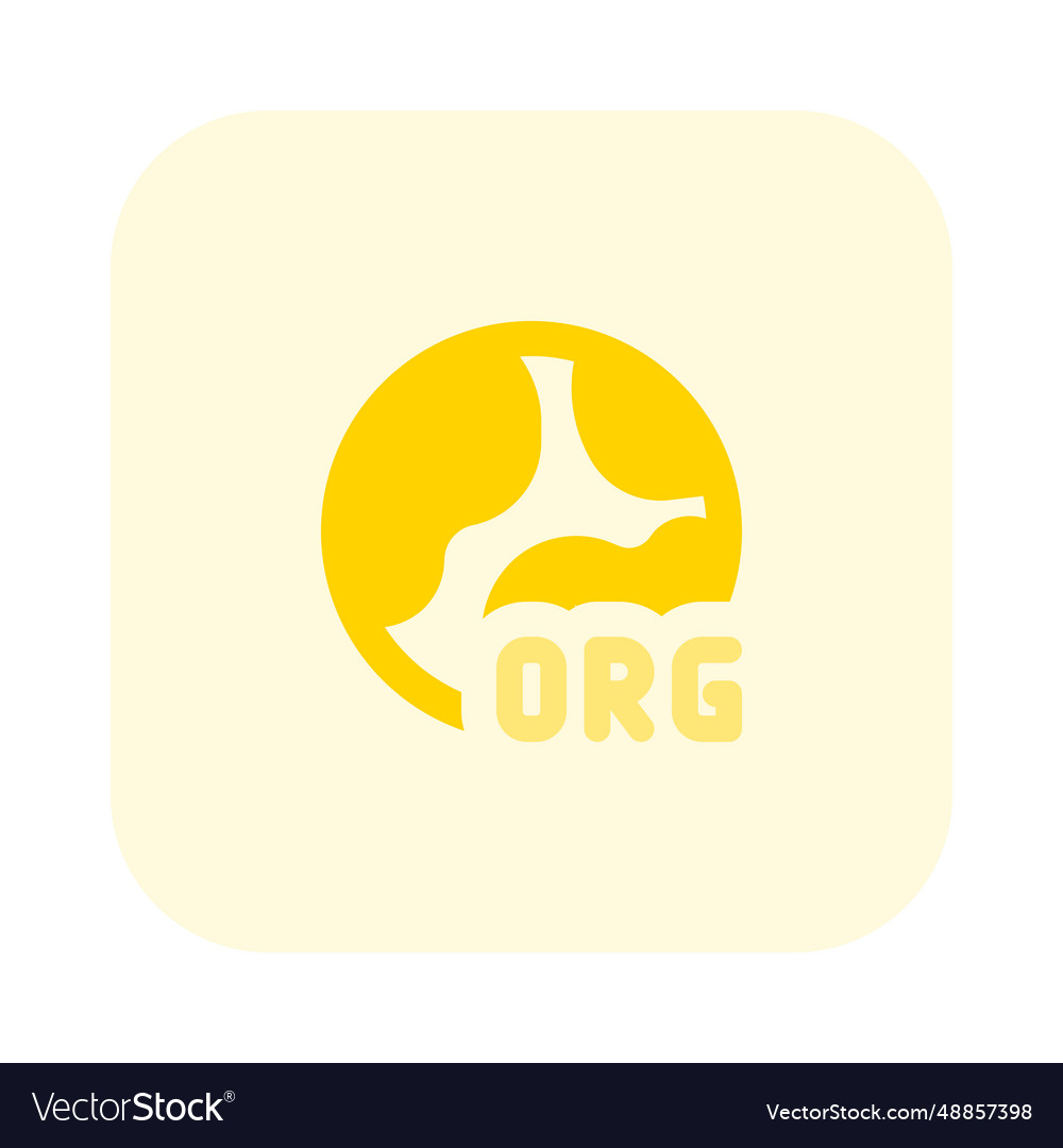 Org domain name system used on internet