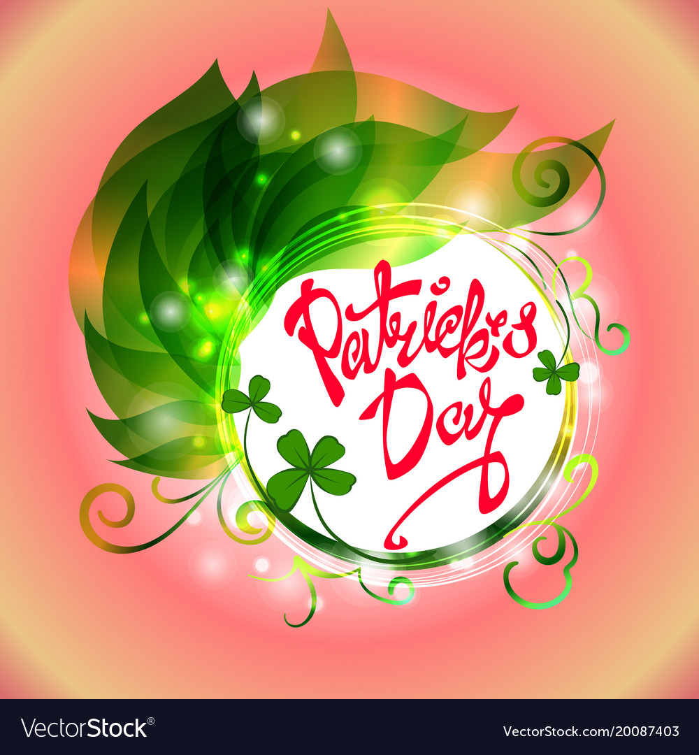 Background for patrick s day poster