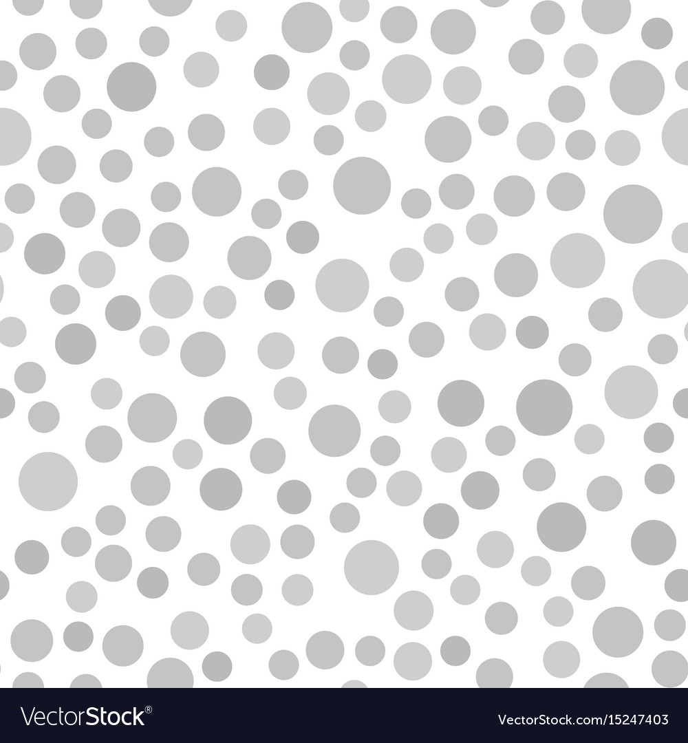 Gray and white circle pattern seamless