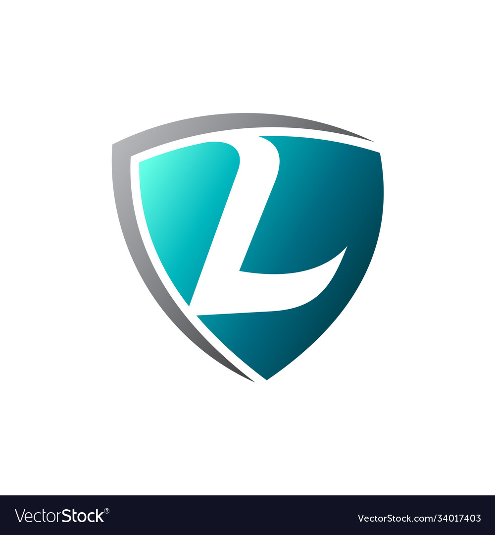 Letter l shield logo