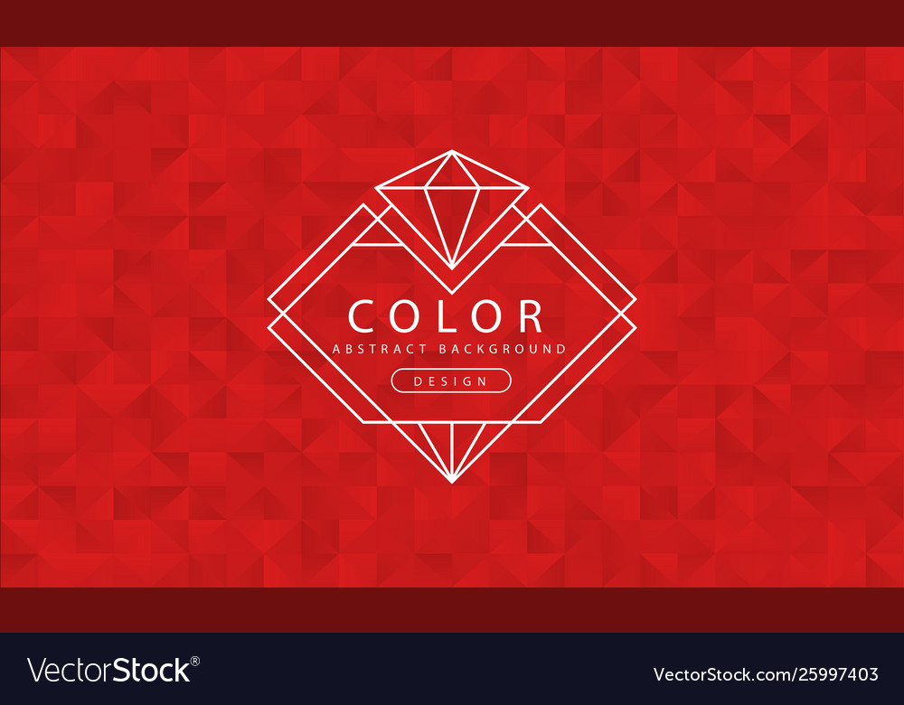 Red Polygon Abstract Background