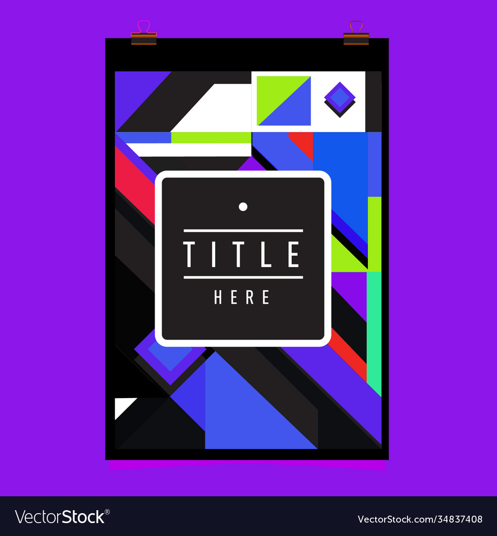 Abstract colorful geometric pattern background