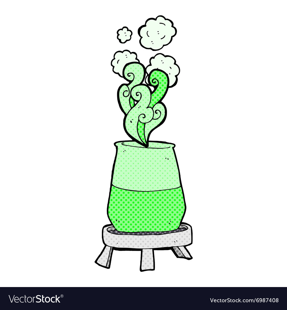 Comic cartoon science experiment Royalty Free Vector Image Comic cartoon science experiment Royalty Free Vector Image