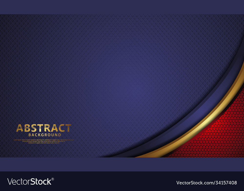 Luxury overlap layers background with lines vector image Luxury overlap layers background with lines