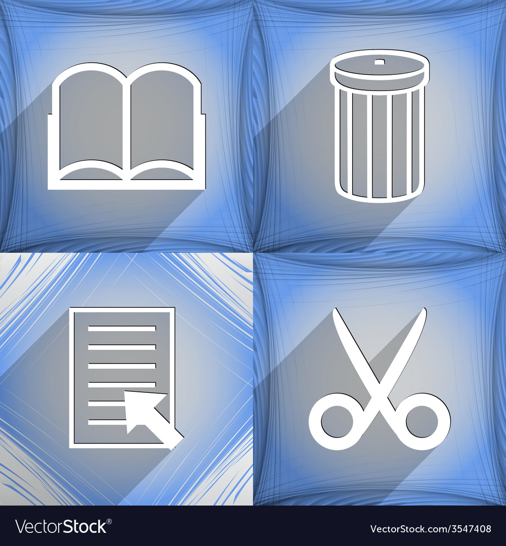 Set of abstract backgrounds with different web