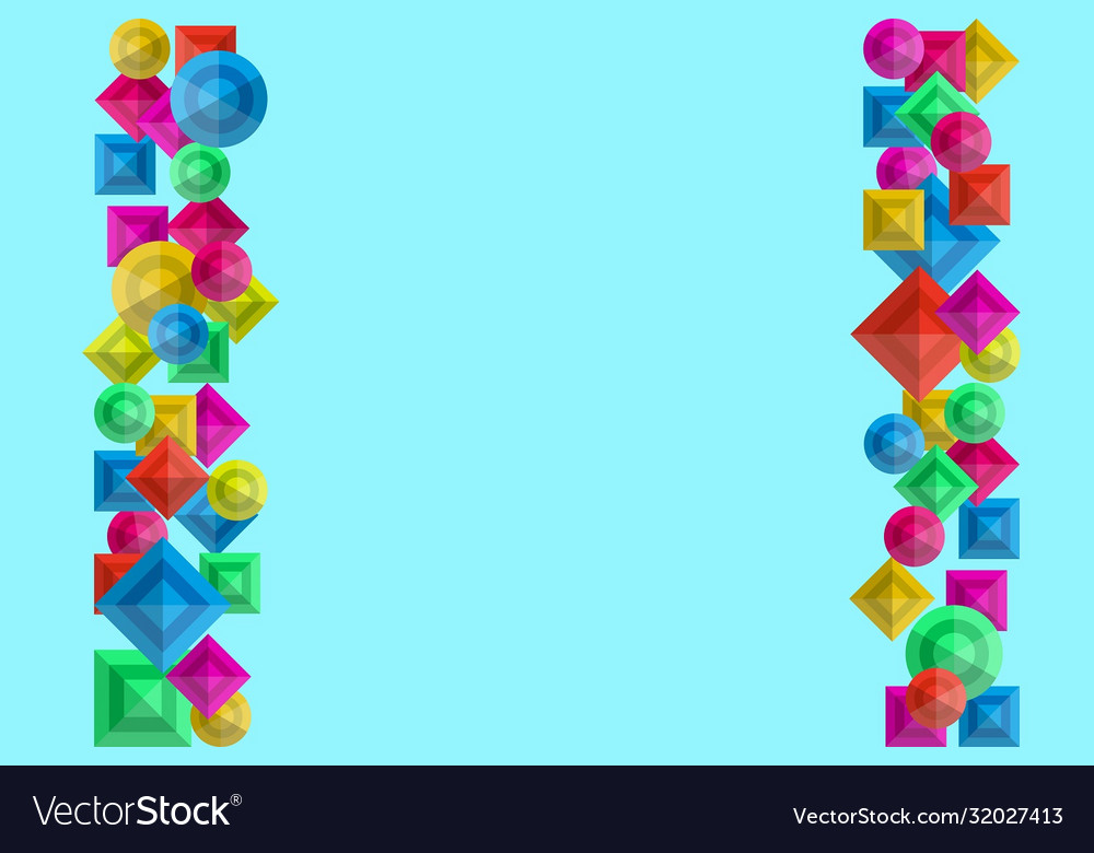 Abstract background with colorful shapes