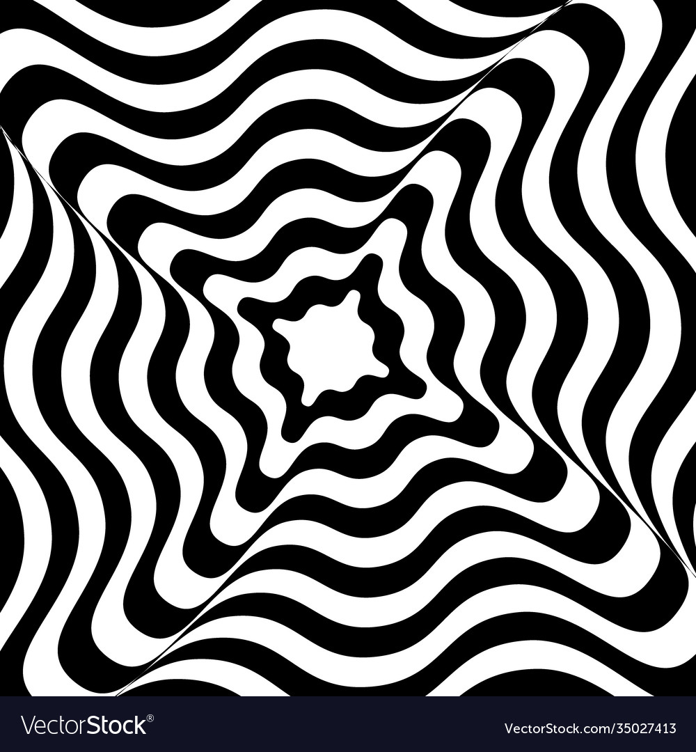 Abstract vortex with lines