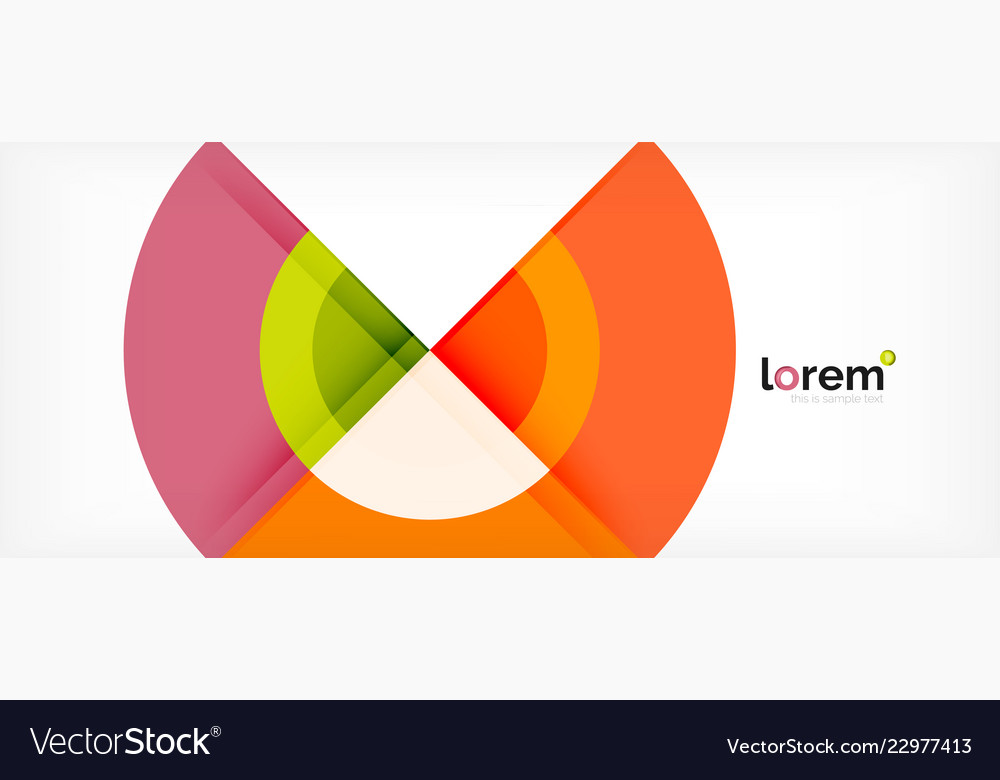 Multicolored round shapes abstract background Vector Image Multicolored round shapes abstract background