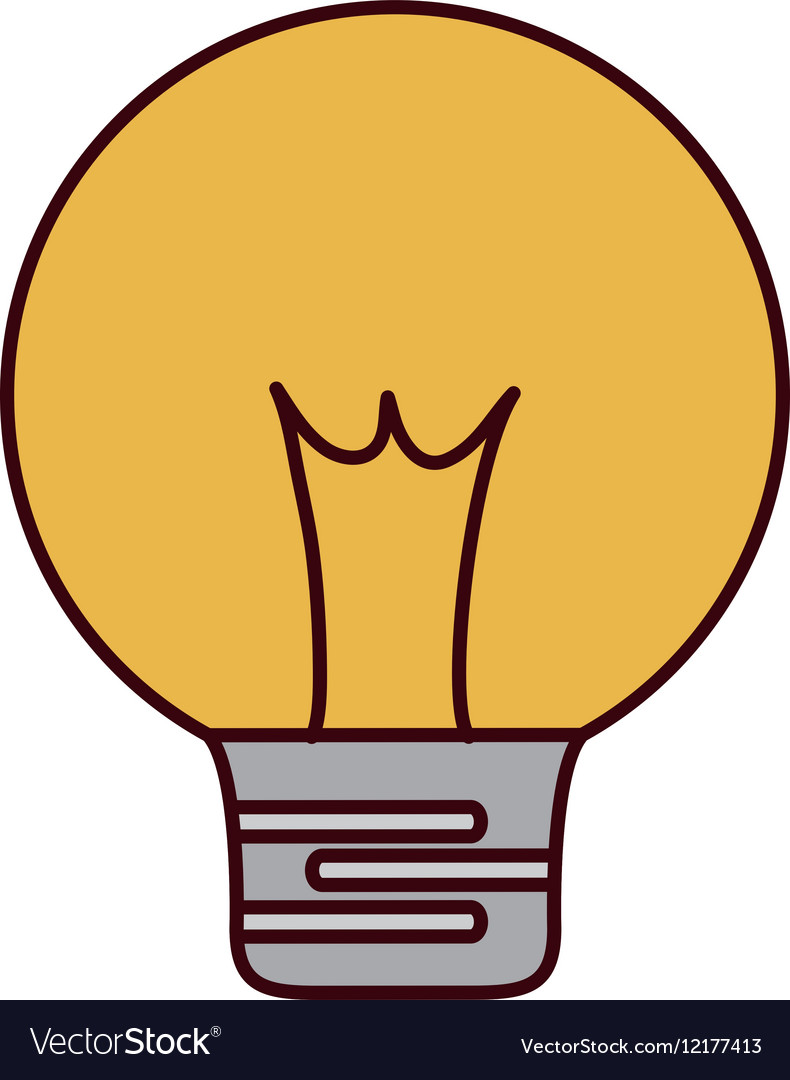 Regular lightbulb icon image