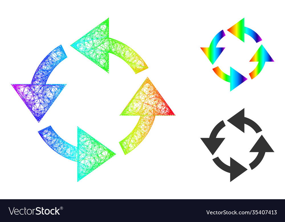 Spectral net gradient recycle icon
