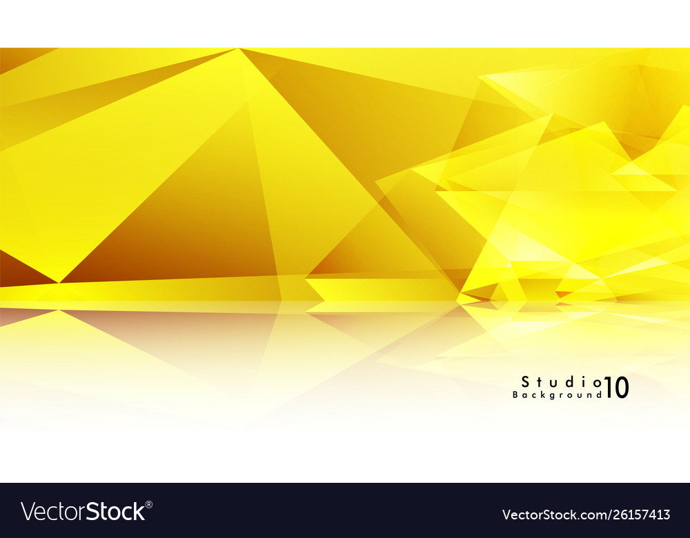 Studio background abstract triangles