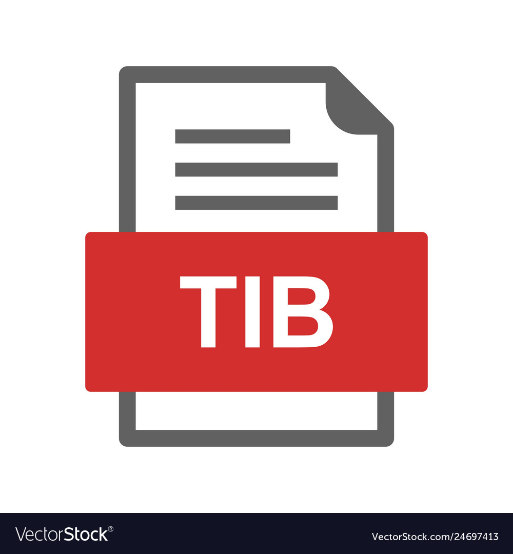Tib file document icon