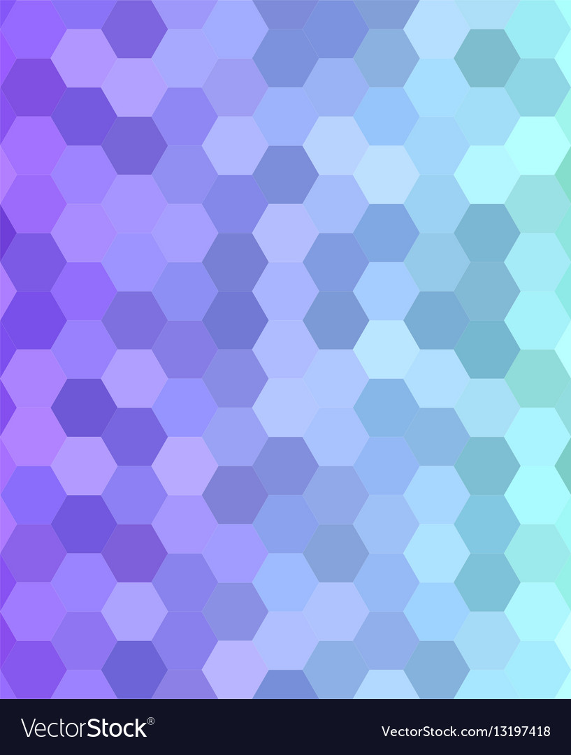 Abstract hexagonal tile mosaic background design