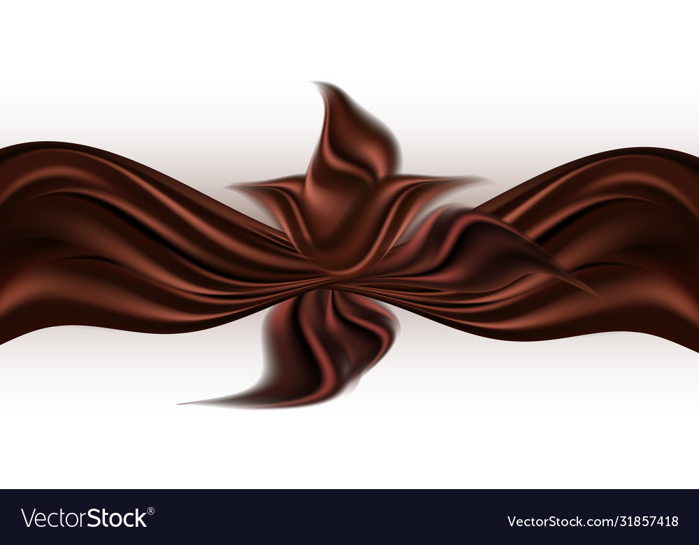 Choco 01 02chocolate satin ribbon with bow knot