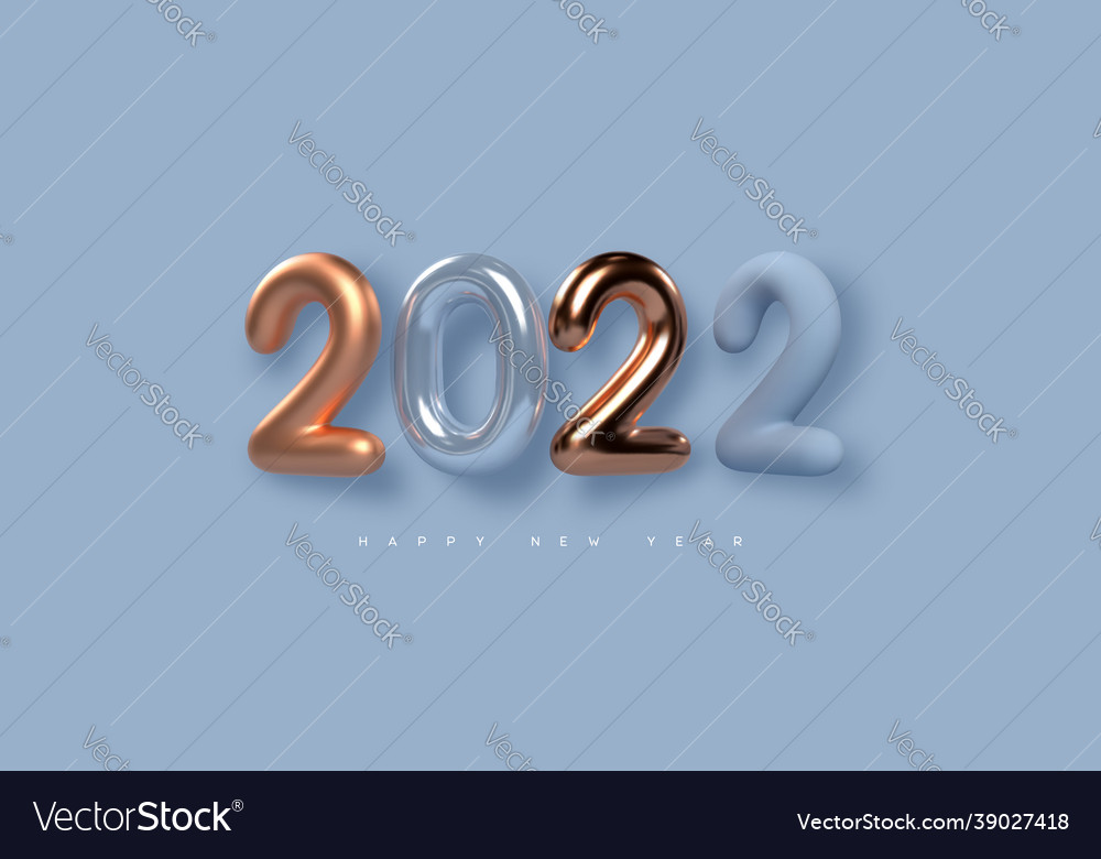 Metallic 2022 Neujahrsfeier