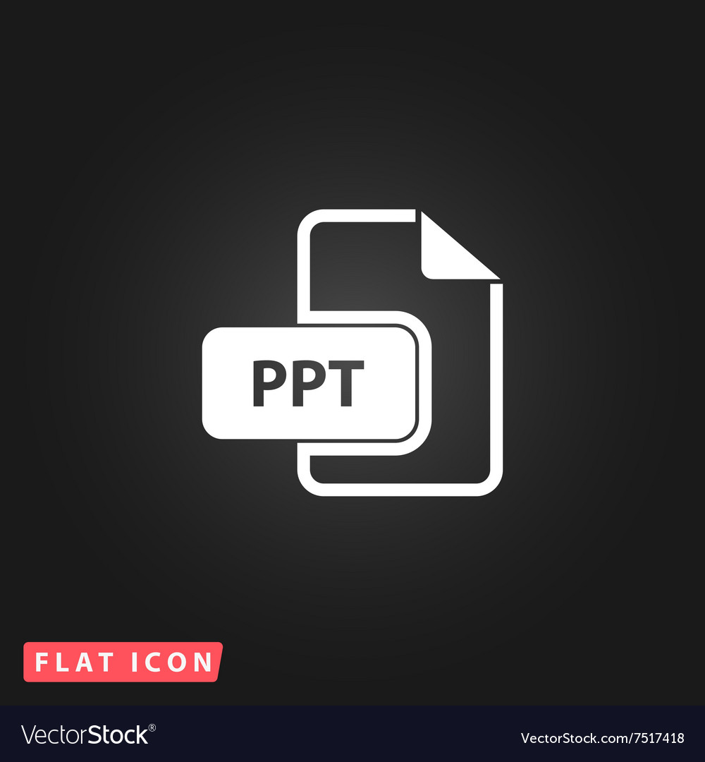 Ppt extension text file type icon