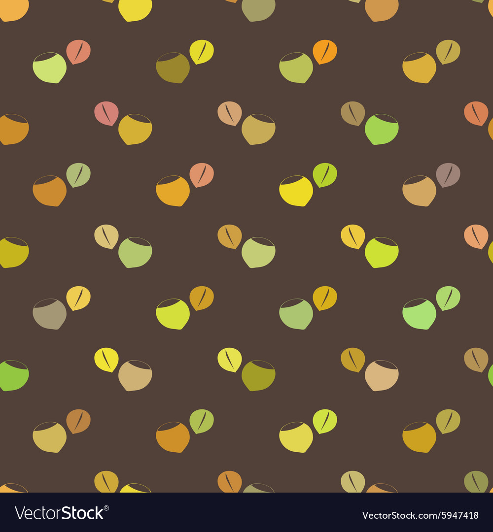 Seamless background with beans and nuts