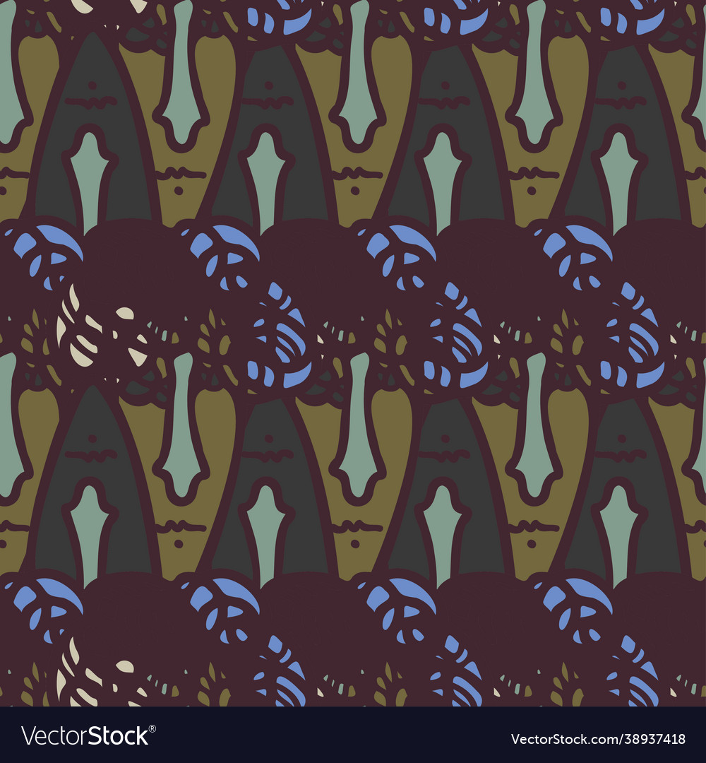 Seamless pattern design vector image Seamless pattern design