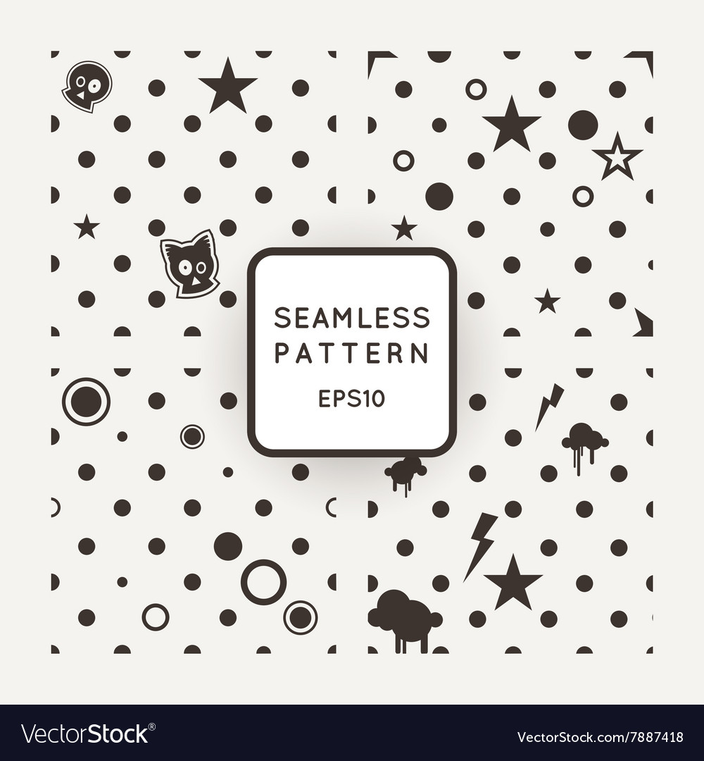 Set of seamless patterns with bones skulls