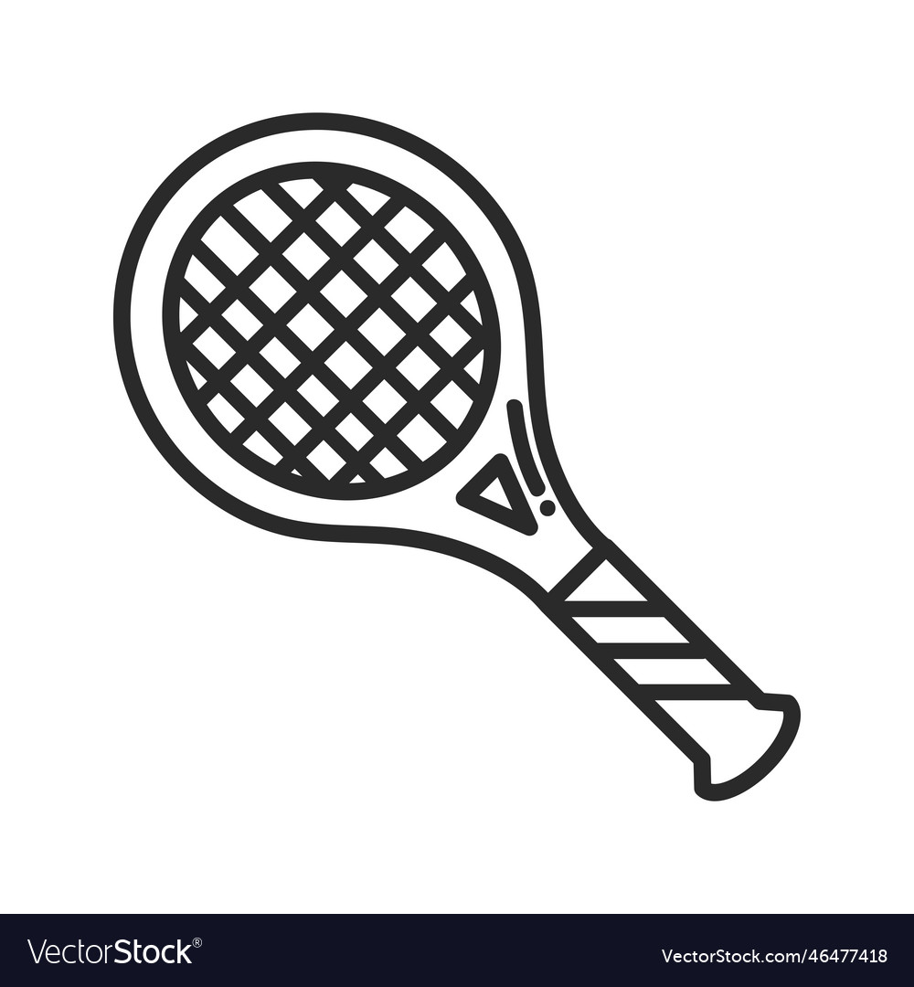 Tennis Racket Sports Royalty Free Vector Image