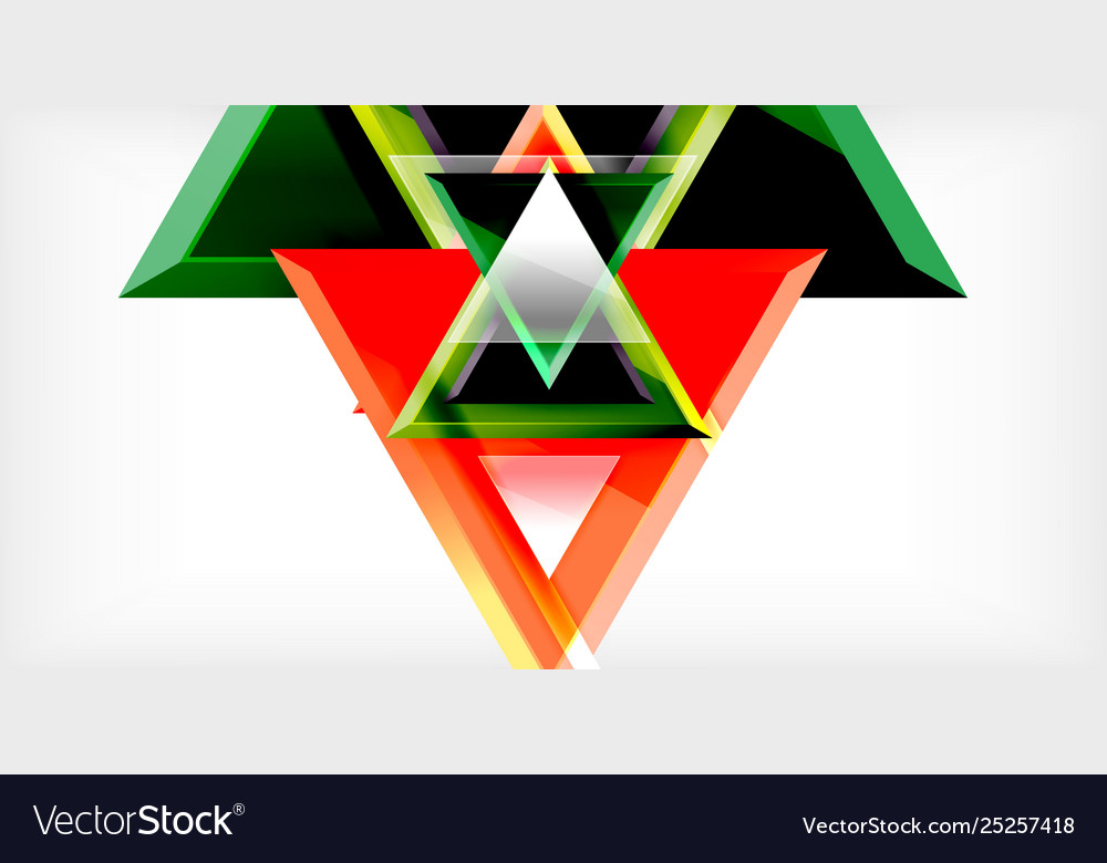 Triangle abstract background Vector Image Triangle abstract background
