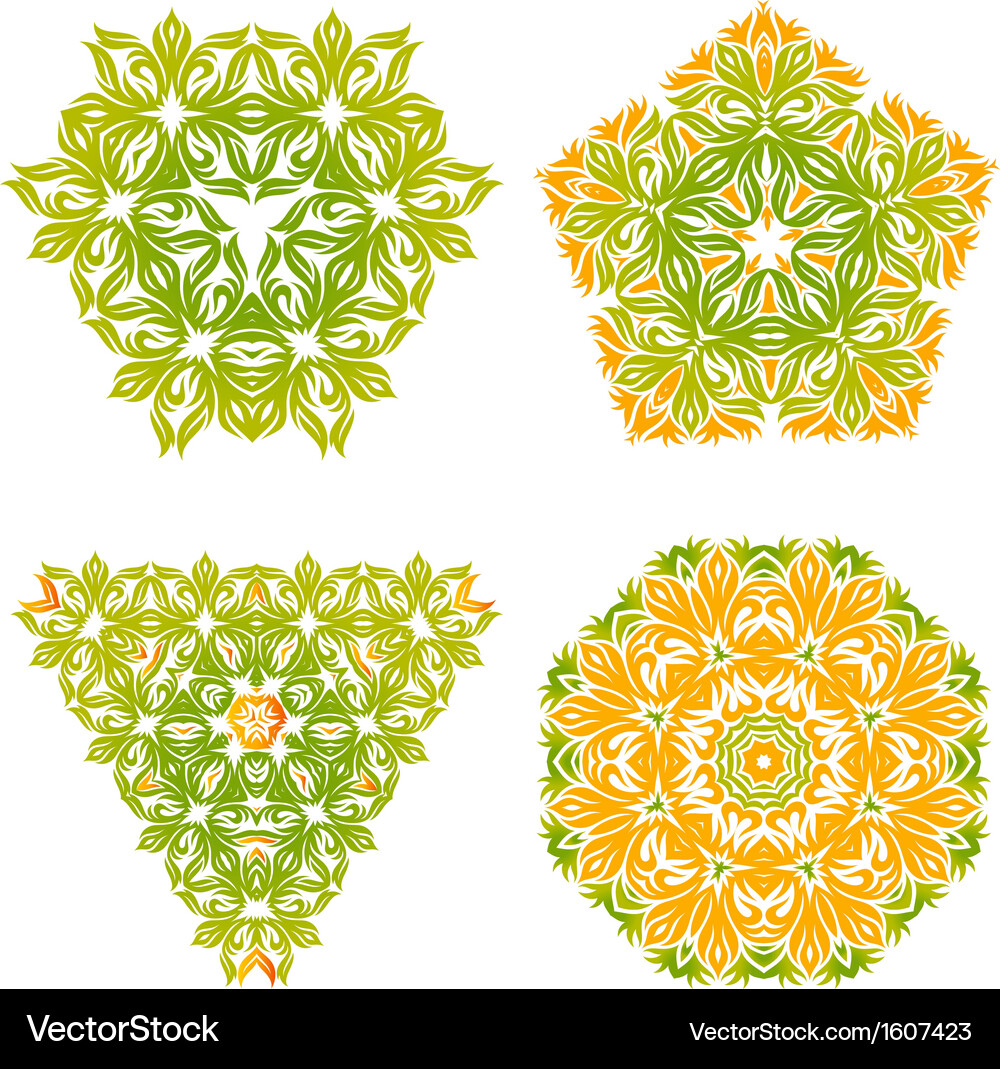 Creative design elements and ornaments Royalty Free Vector