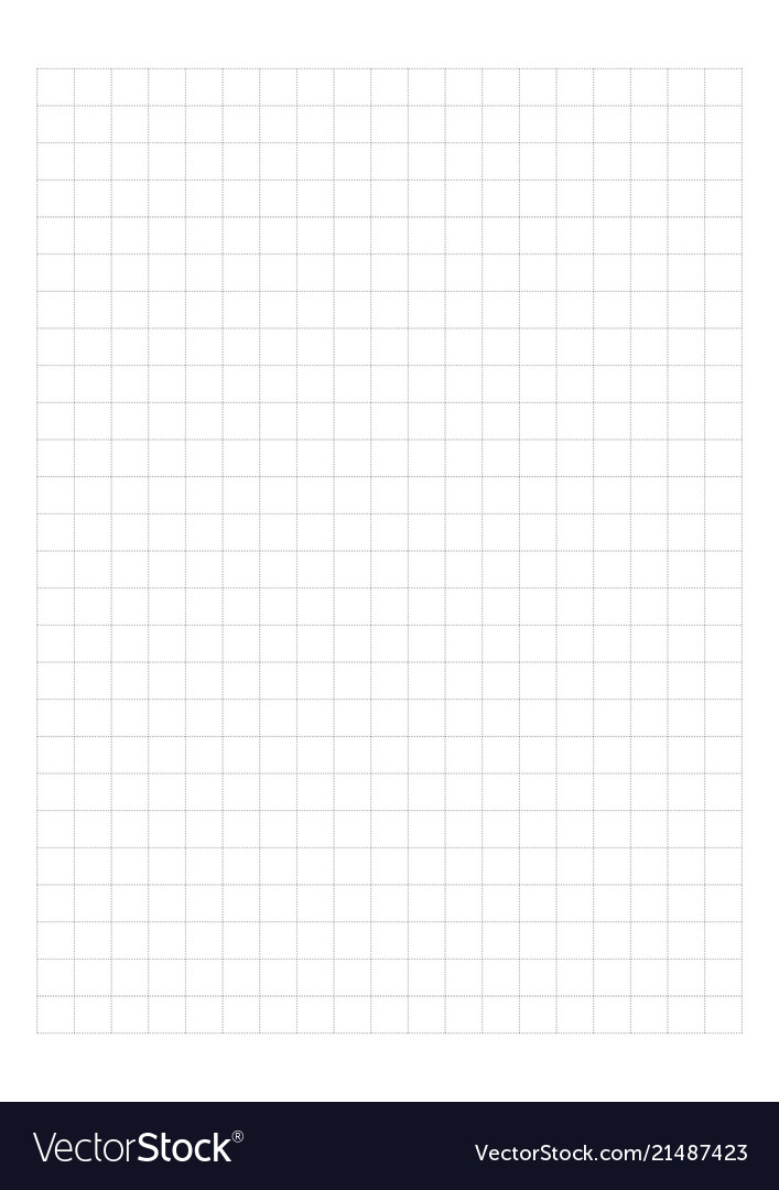 Dot Grid Paper Graph Paper 1 Cm On Royalty Free Vector