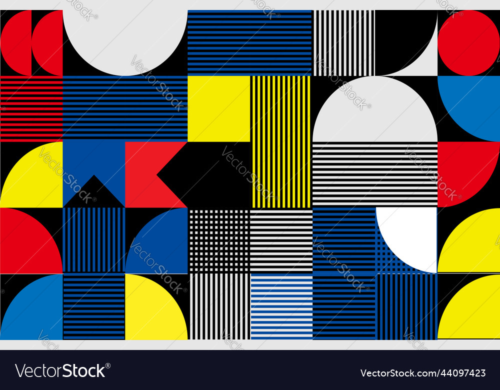 Editable abstract background in geometric pattern vector image Editable abstract background in geometric pattern