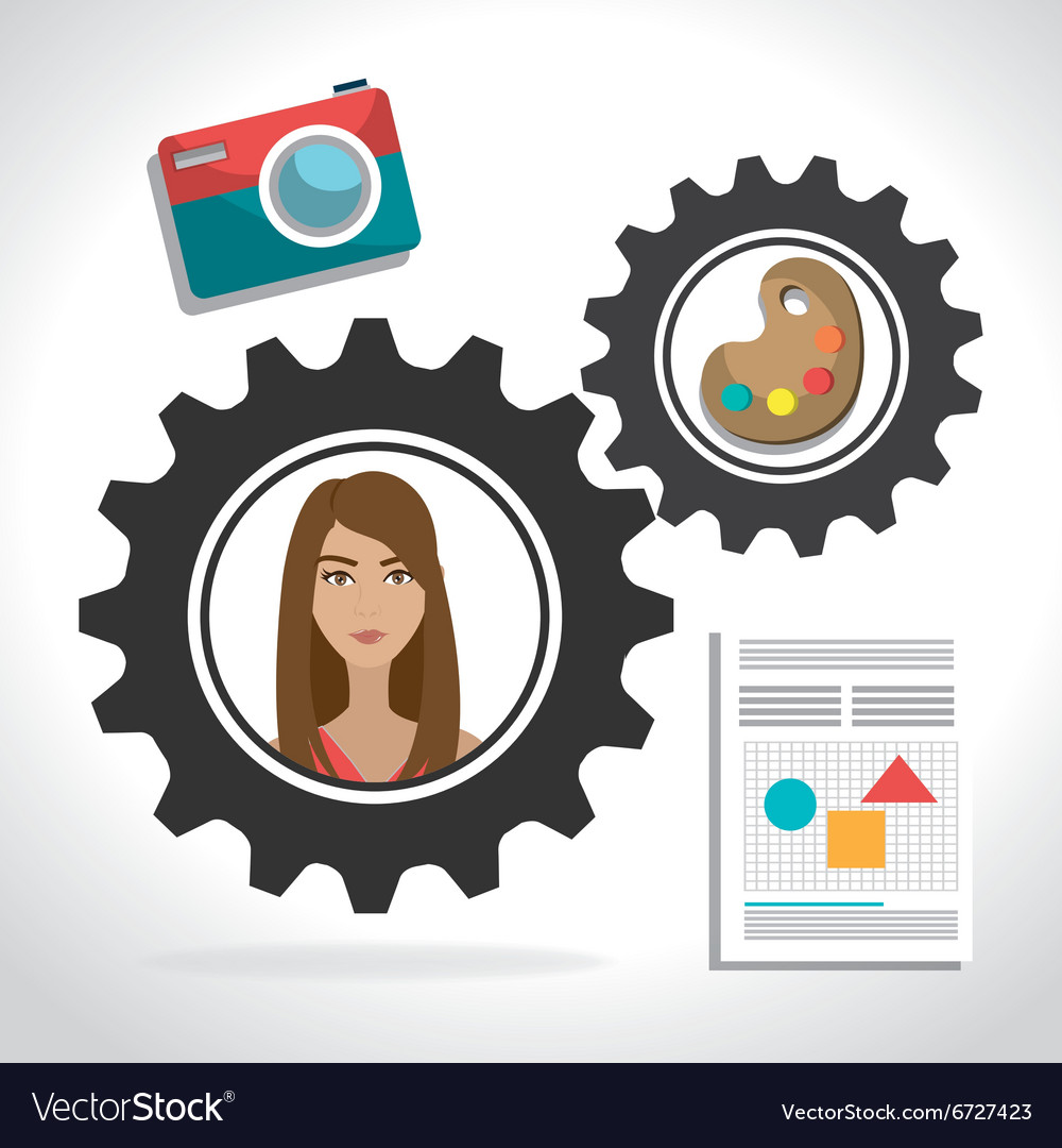 graphic design work occupation royalty free vector image free graphic design work