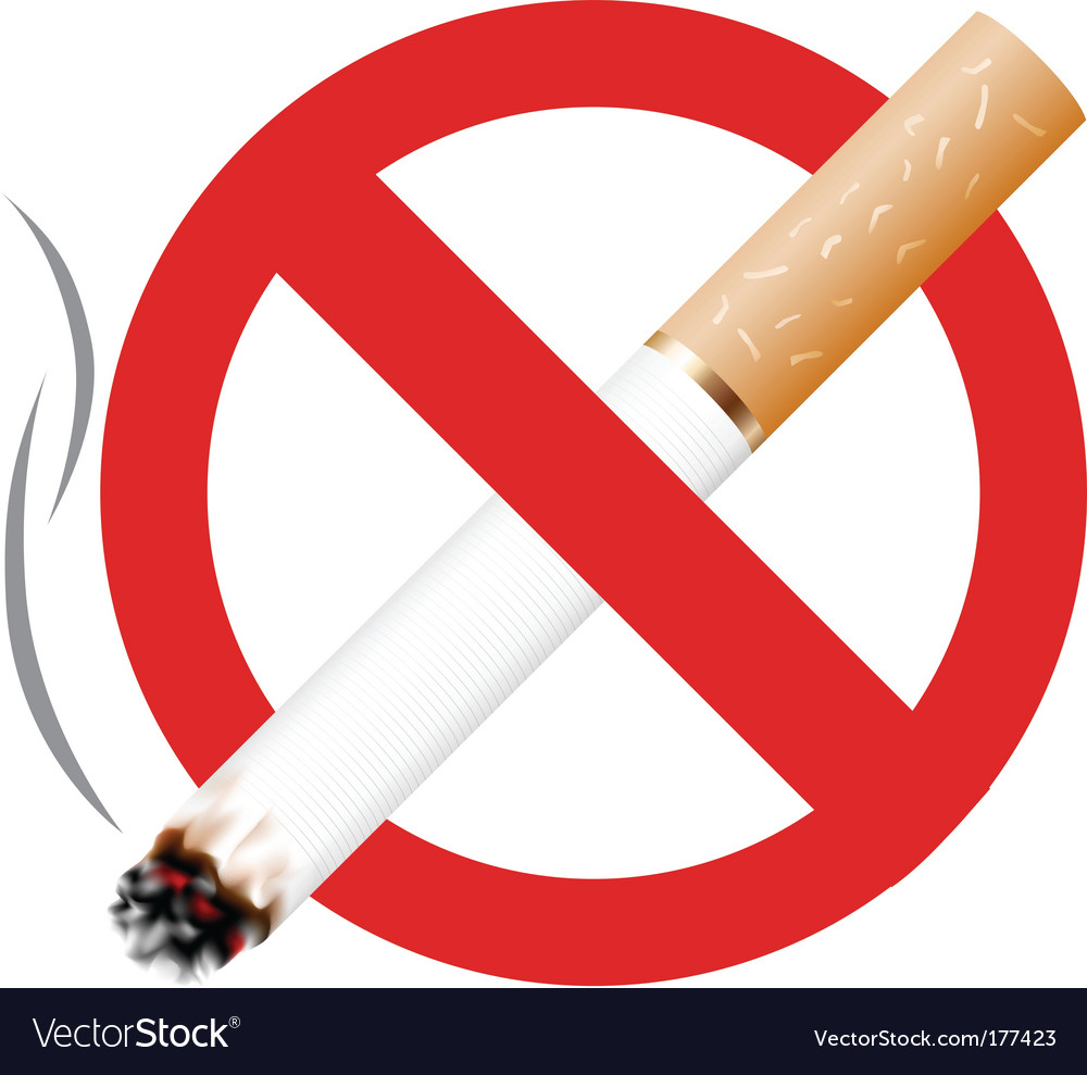 No smoking Royalty Free Vector Image - VectorStock