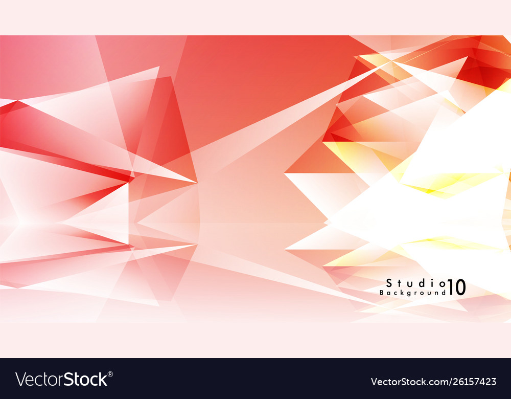 Studio background abstract triangles Vector Image Studio background abstract triangles