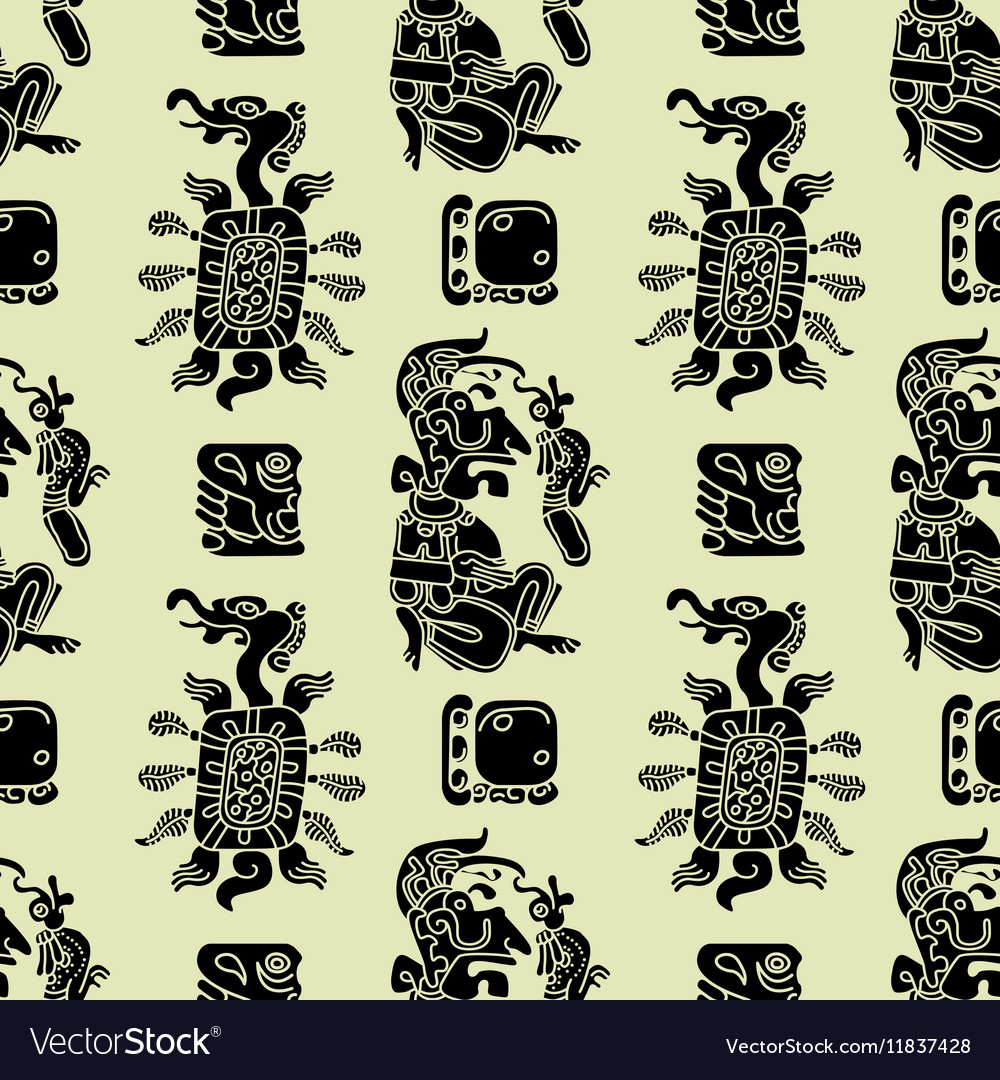 Background seamless pattern in maya style