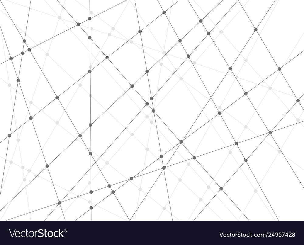 Line and dot pattern background vector image Line and dot pattern background