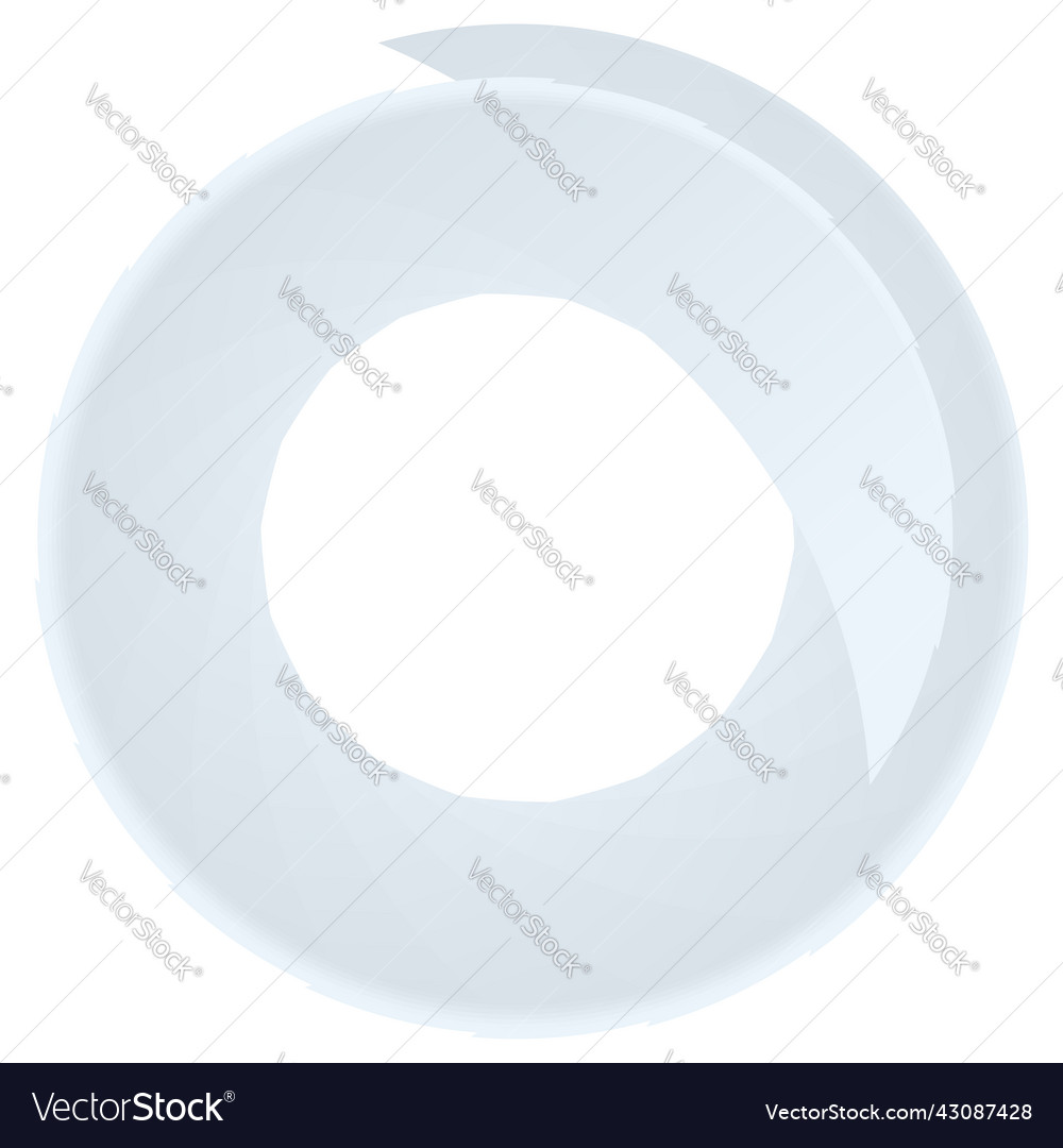 Segmented spiral swirl shiny and glossy circle Vector Image Segmented spiral swirl shiny and glossy circle