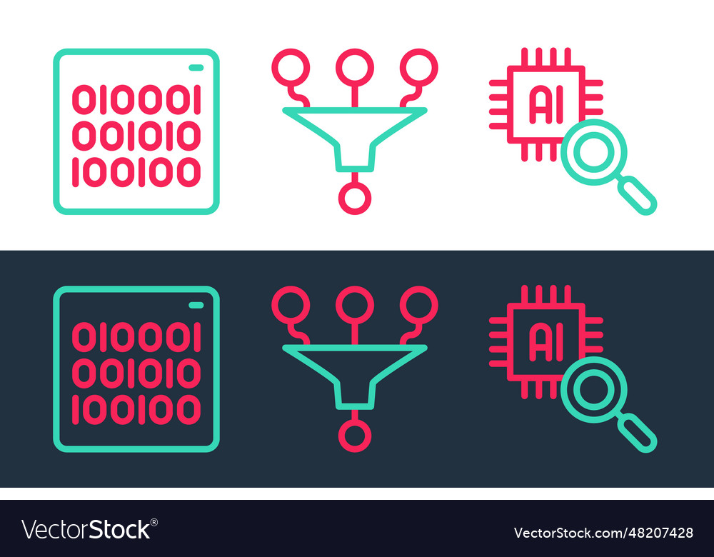 Set line processor cpu binary code and funnel