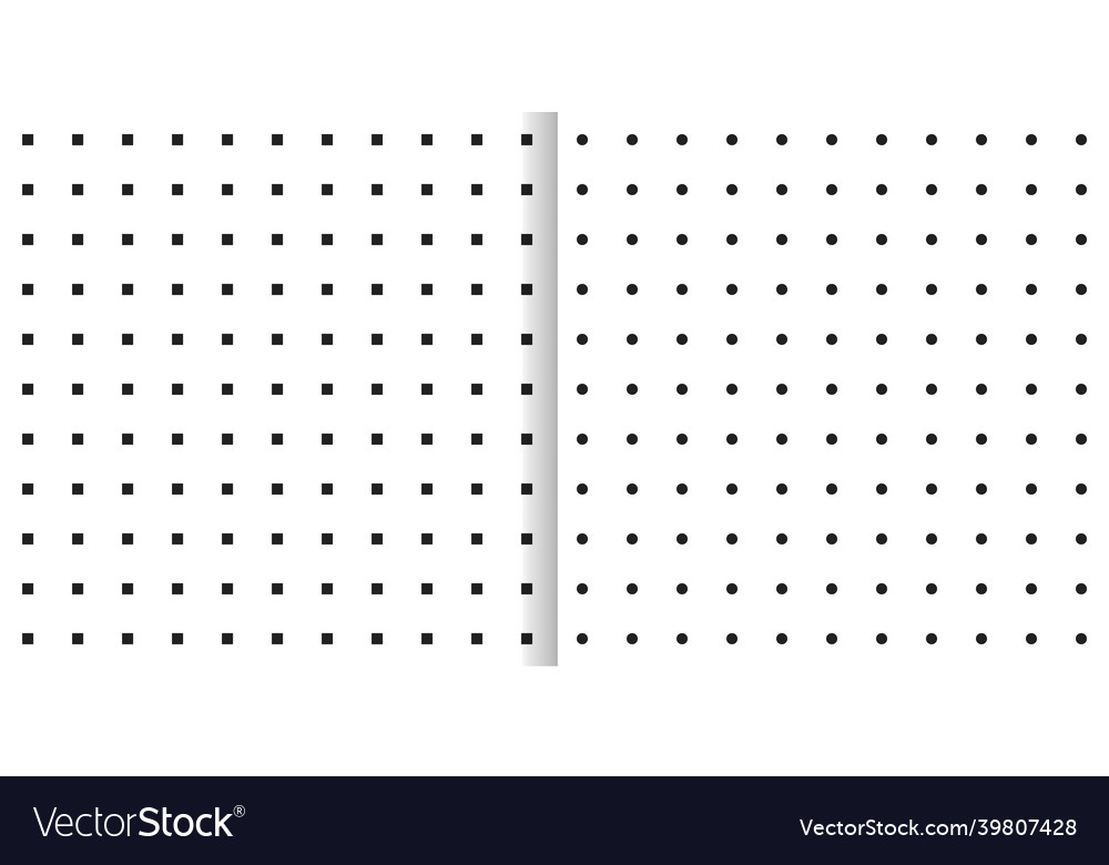 Square and dot texture background simple set vector image Square and dot texture background simple set