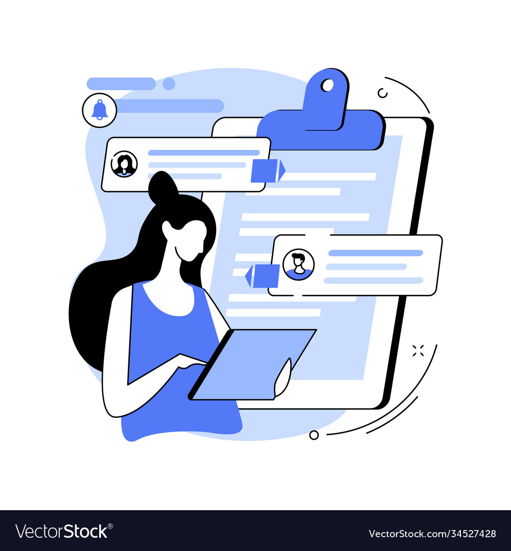 Vision and scope document abstract concept vector image Vision and scope document abstract concept