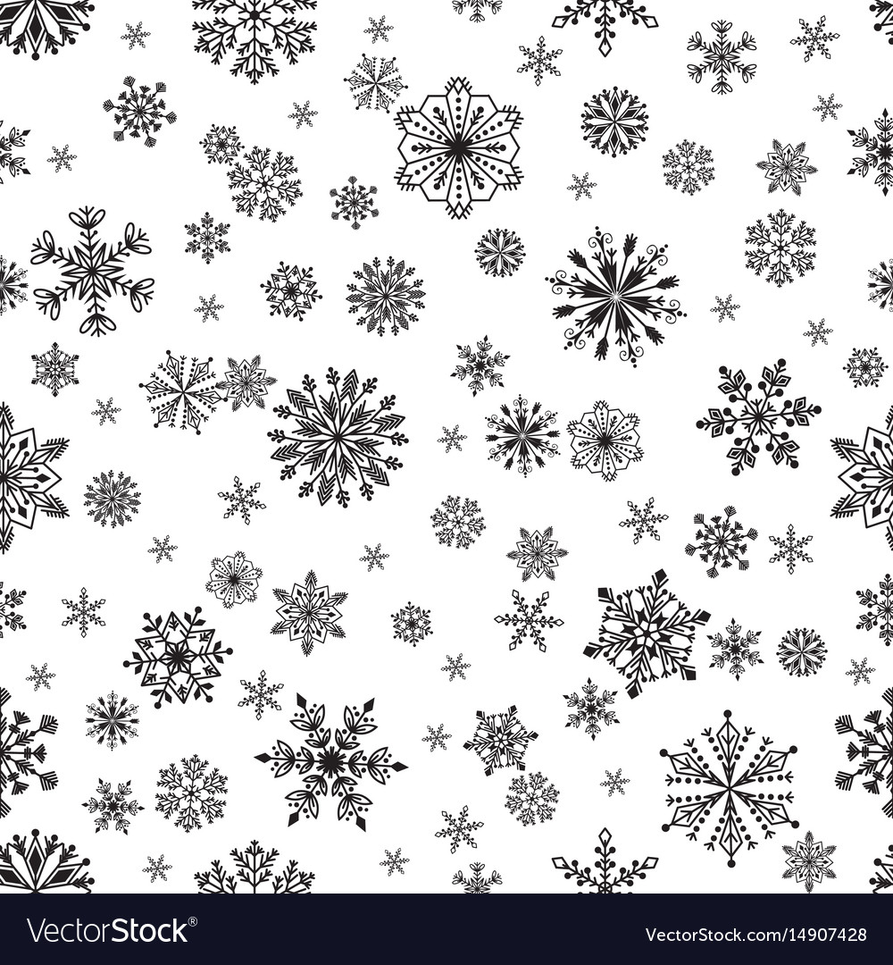 Winter Snowflake Pattern