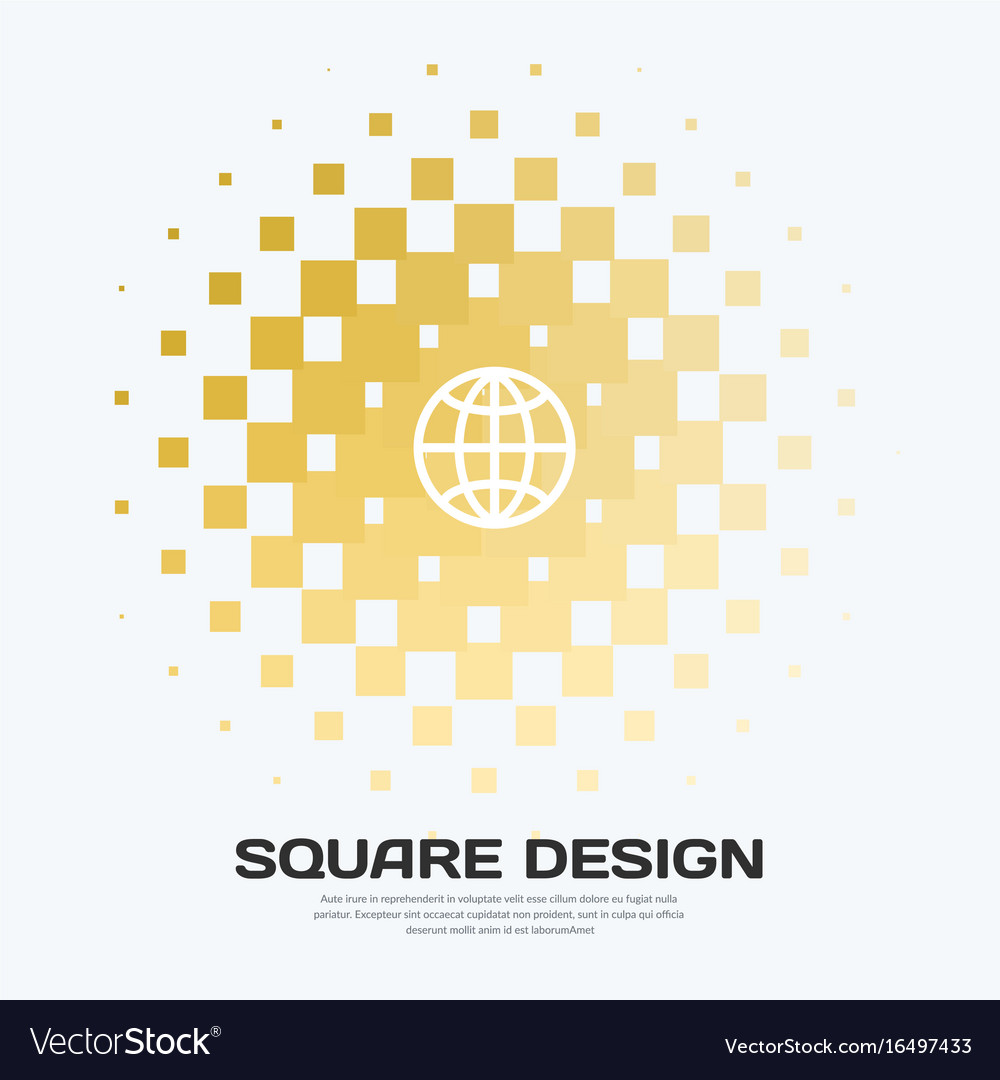Abstract design elements for graphic layout