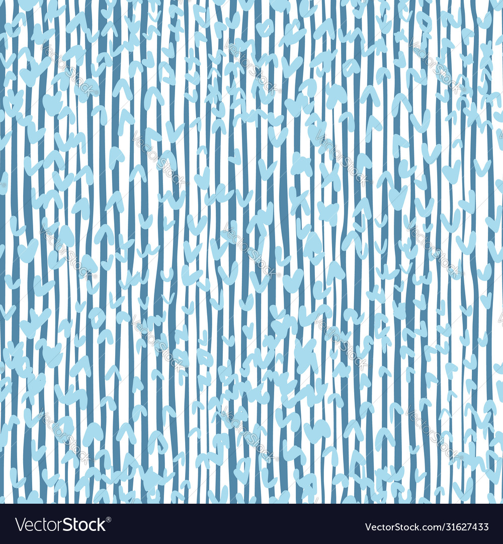 Blue abstract random shapes seamless pattern vector image Blue abstract random shapes seamless pattern