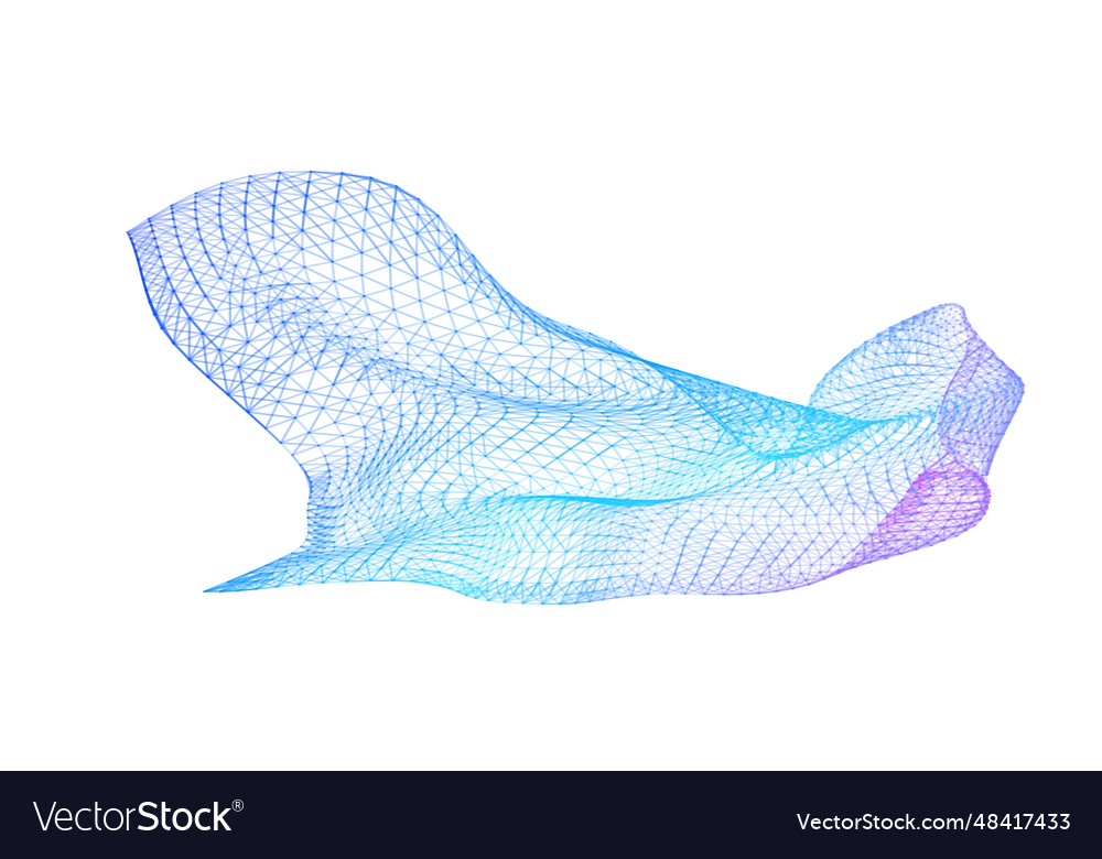 Network lines net wave information flow