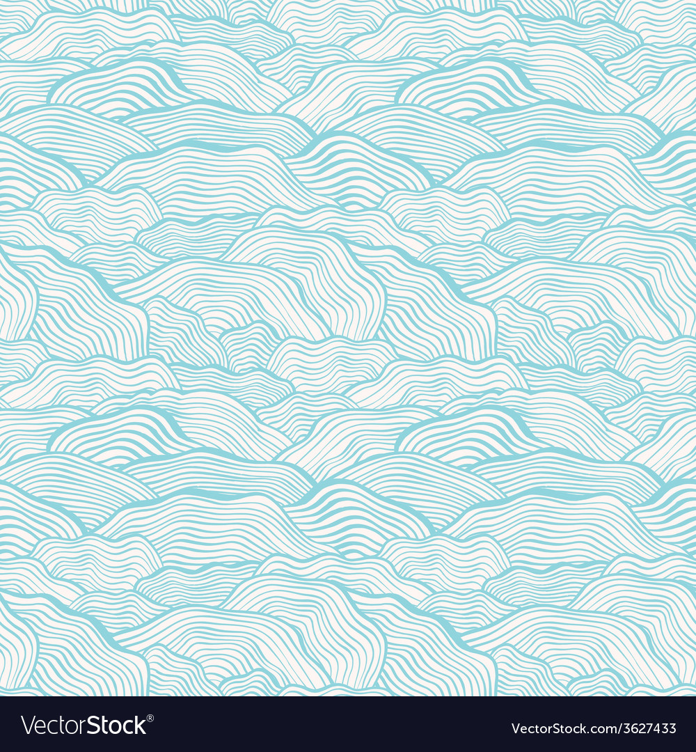 Seamless pattern with wavy scale texture
