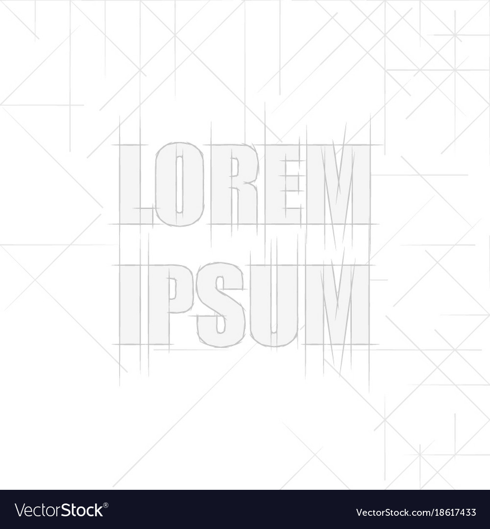 Simple triangular pattern