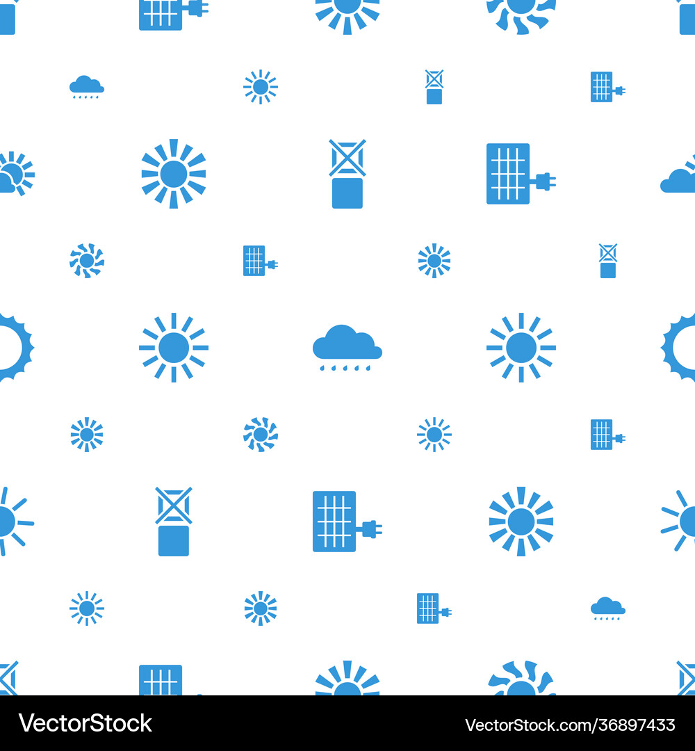 Sunlight icons pattern seamless white background Vector Image