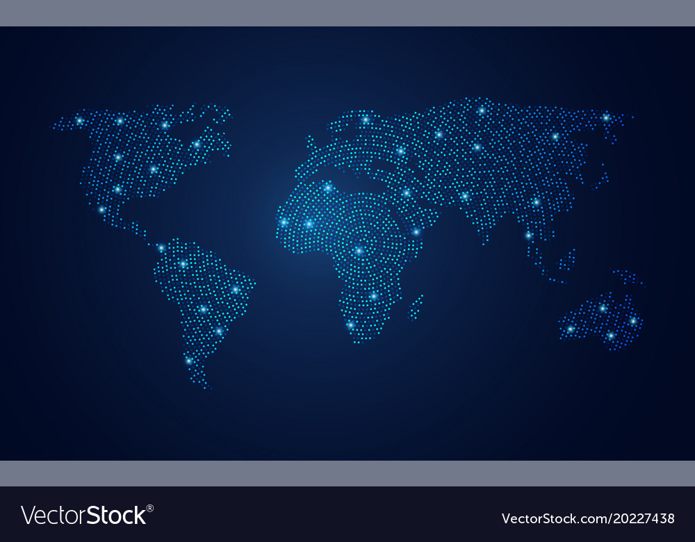 Circle world Royalty Free Vector Image - VectorStock