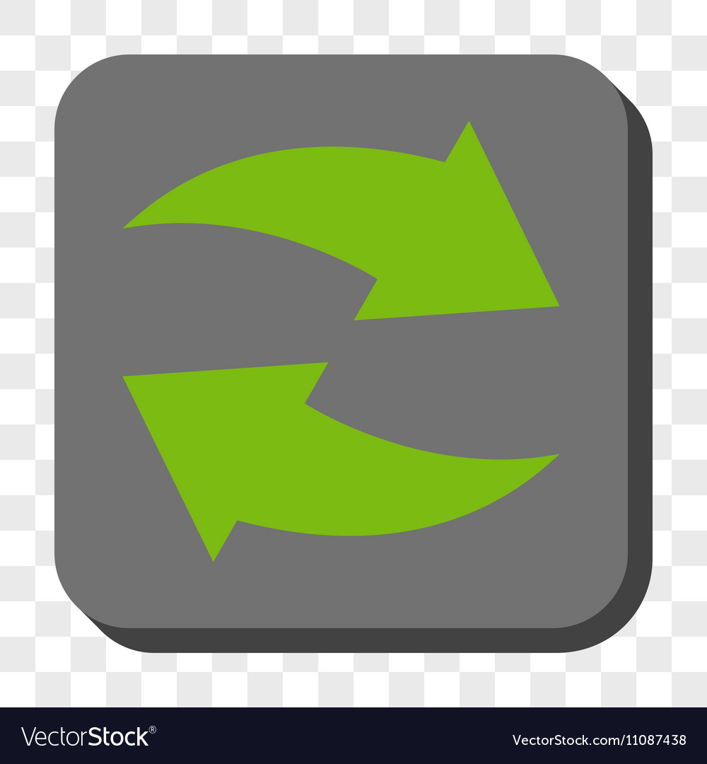Exchange arrows rounded square button