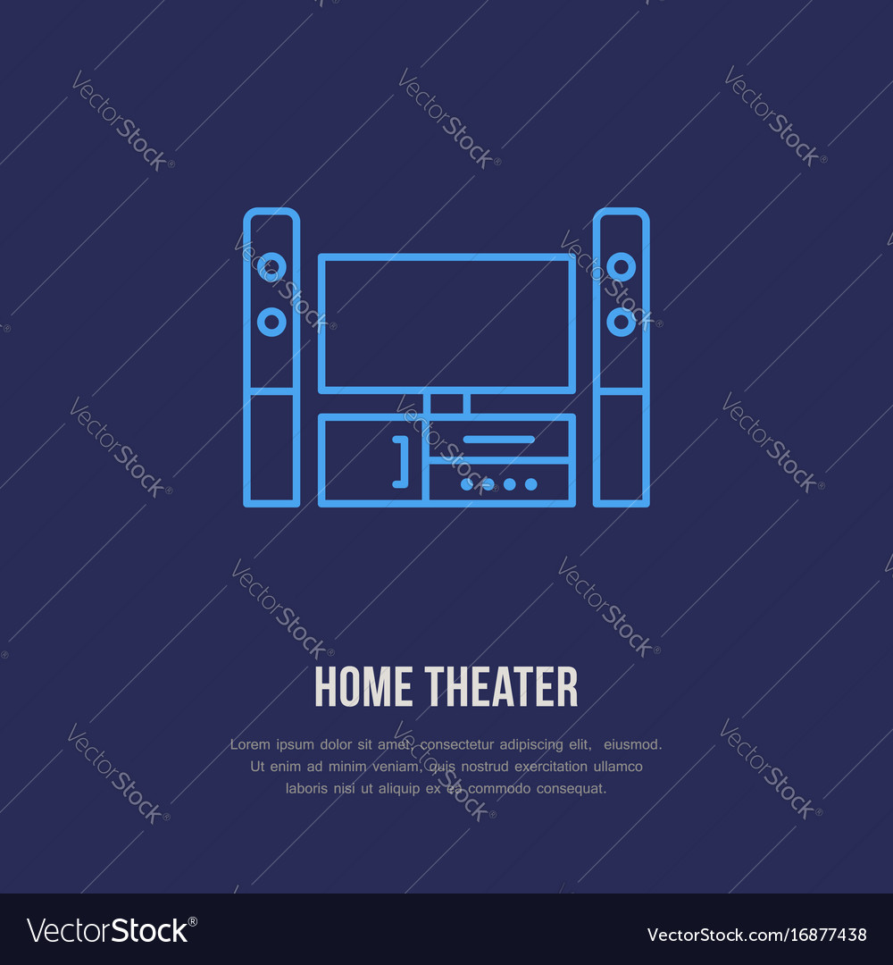 Home Theater-System-Ikone