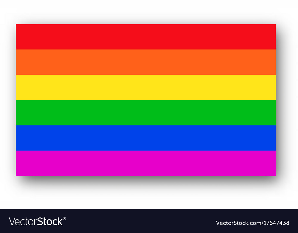 Lgbt Stolz Regenbogen Flagge